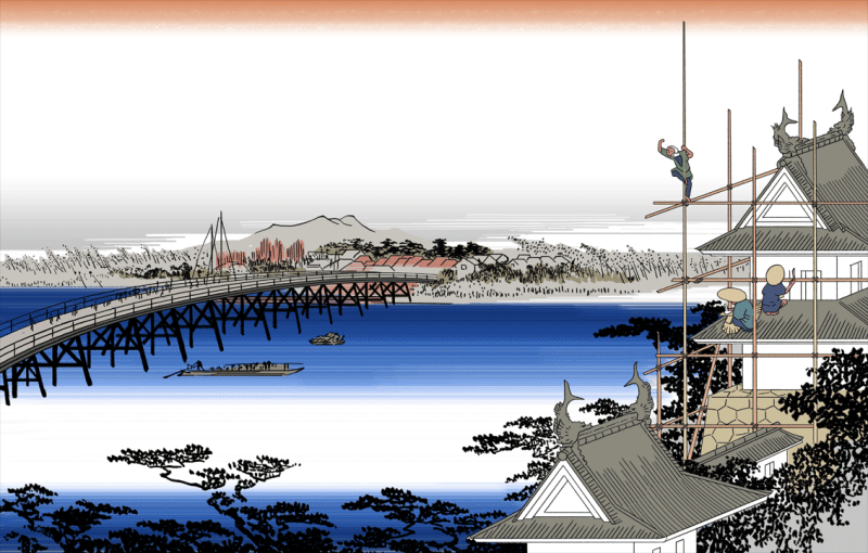 広重 日本橋